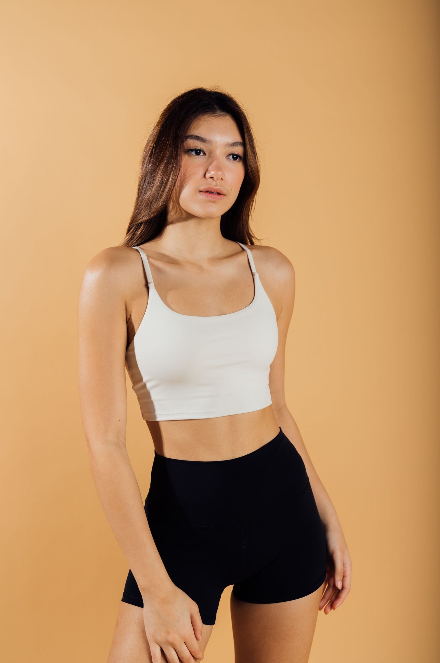Apex Thin Strap Bra - Swan